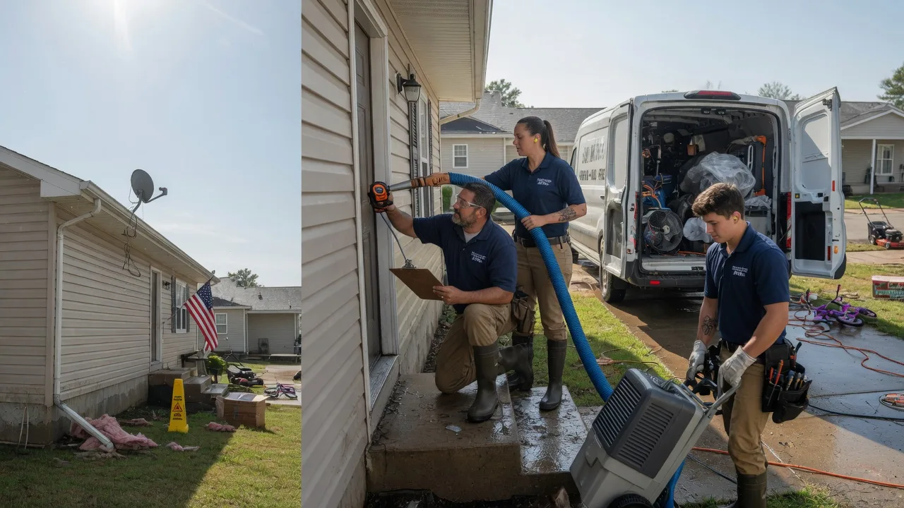 Ceiling Water Damage Restoration in Hampton, AR near me